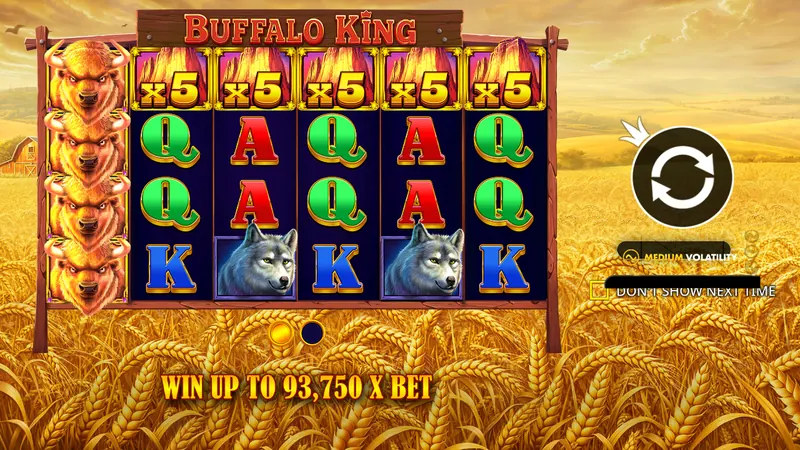 Buffalo King Megaways slot by Pragmatic Play – game screen Buffalo King Megaways slot by Pragmatic Play – game screen