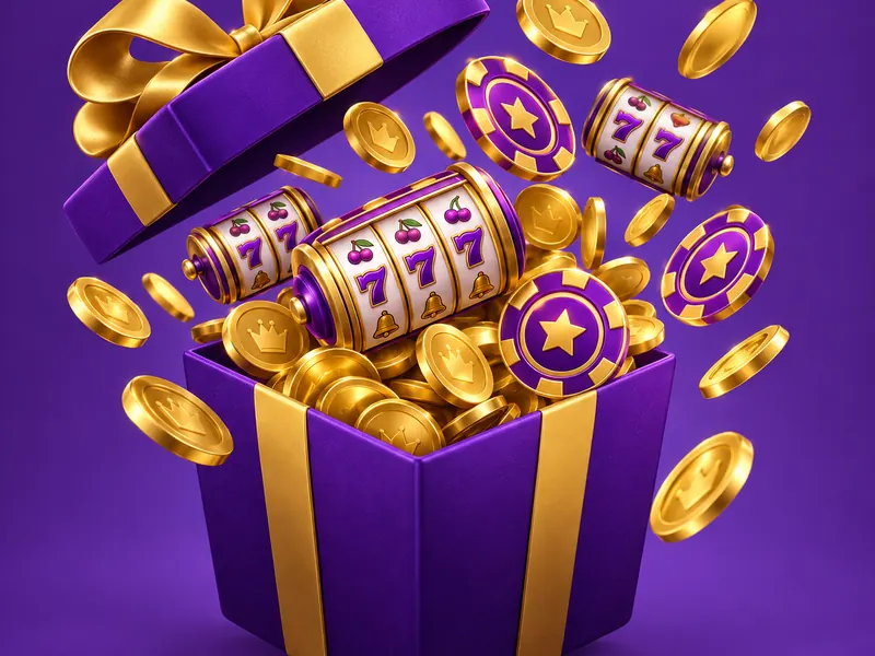 L444 bonus gift box with coins – illustration L444 bonus gift box with coins – illustration